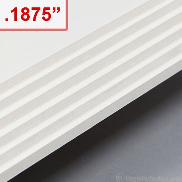 White Foam Board Backing for 24 x 3